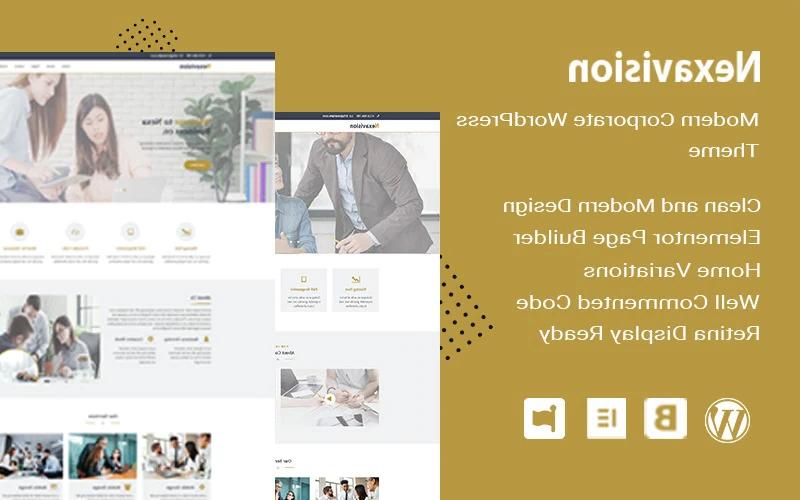 Nexavision - Multipurpose Website Builder using Elementor Wordpress Theme